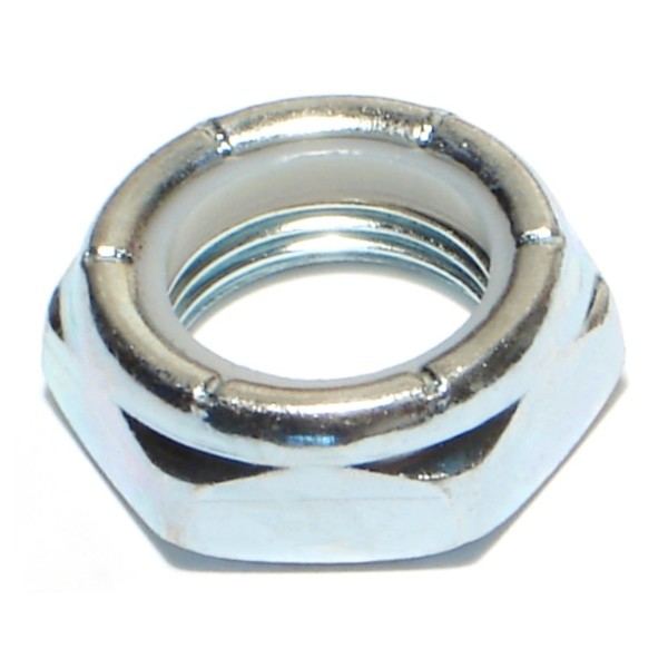 Midwest Fastener Nylon Insert Lock Nut, 3/4"-16, Steel, Grade 2, Zinc Plated, 5 PK 71906